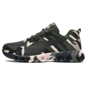 Holterdesigns Couple Casual Camouflage Pattern Lace Up Design Breathable Sneakers